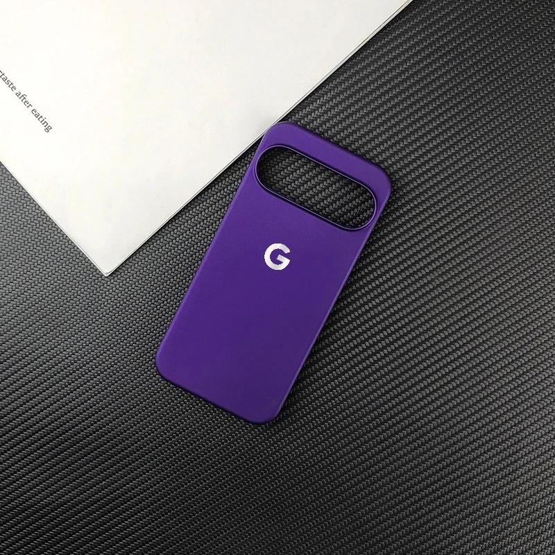 Minimalistyczne Cienkie Matowe Matowe Etui Na Telefon Dla Google Pixel 10A 10 9 Pro XL 8 7 6 A Pro Półopak Twarde Odporne Na Upadek Tylne Z Przezroczystym Obiektywem Podniesiona Osłona