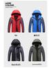 Men's 2025 Autumn/Winter Plus Size Thick Fleece-Lined Warm Cotton Jacket for Middle-Aged