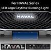 AAWG1 compatible compatible for Haval Series LED Logo Daytime Running Light Dargo Jolion\\H6\\F7\\F7X  Front Grill Backlight Sticker Replace Emblem 