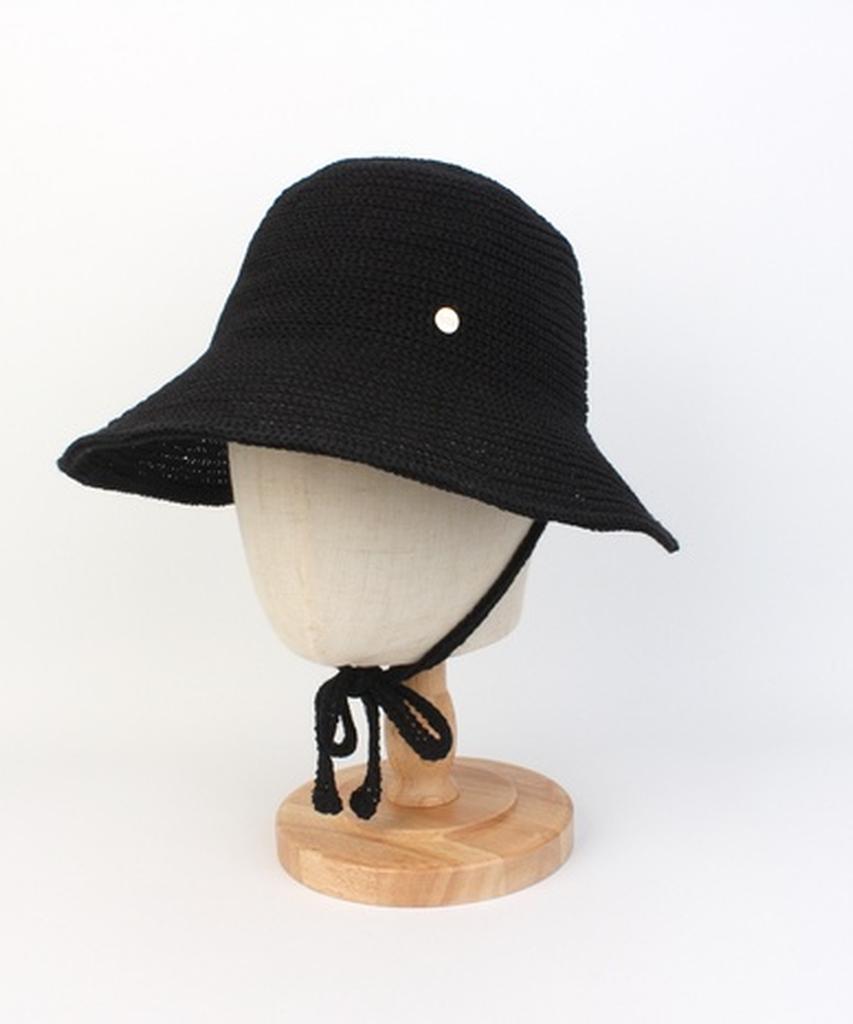 Yunibeosyeolkemiseuteuli Summer Black Logo Round Bonnet Hat