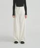 GOLDPERCENT Women'S Look Vintage Point Button Wide Cotton Pants (2 Colors, Big Size)