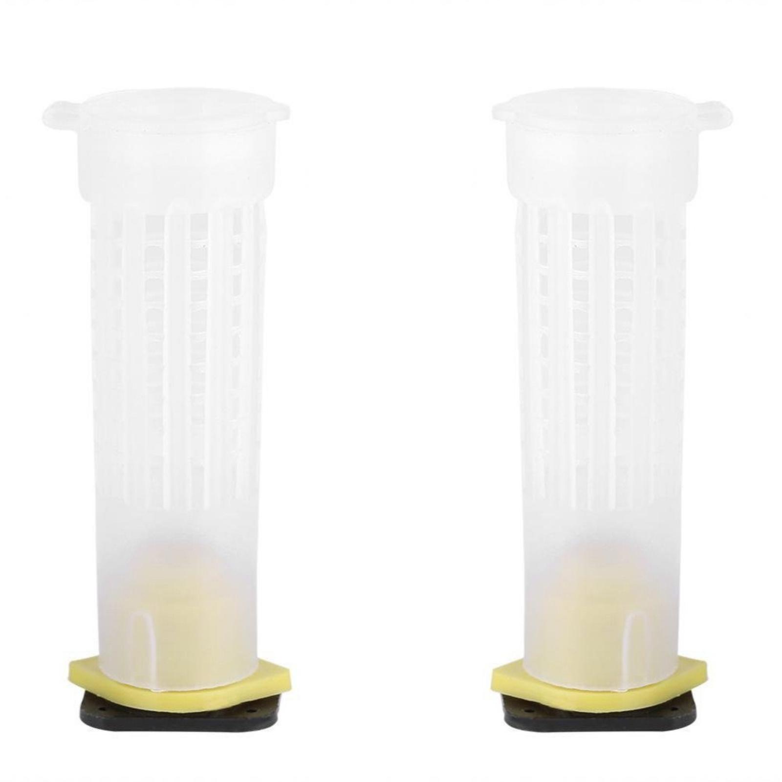 

Инструменты для пчеловодства Клеточка для маточника Защитный колпачок для маточника Многофункциональная клетка Крышка для вывода маток с клеткой One Size белый