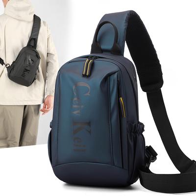 Vodotěsná taška crossbody Pánská sportovní náprsní taška Multifunkční velkokapacitní taška přes rameno