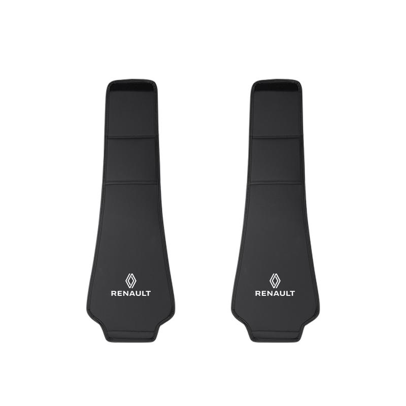 2026 Hot For Renault Hub Caps 2Pcs Leather Car Seat Headrest Protective Covers Accessories For Renault Clio Kadjar Megane Espace