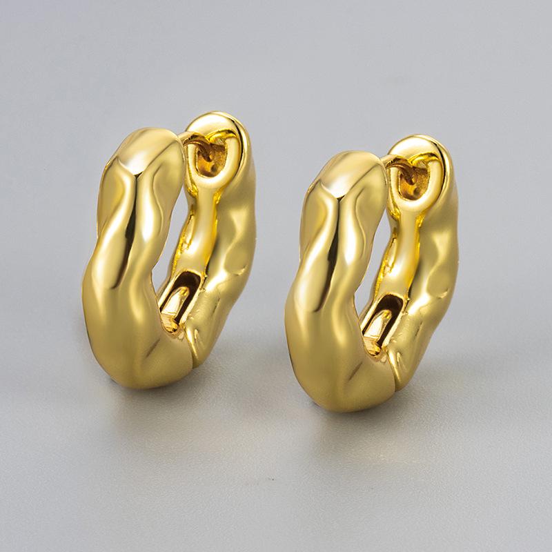Concave-Convex Irregular Ear Cuffs: High-End Vintage Style with Girlish Charm