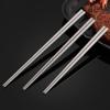 Environmental Titanium Spoon Long Handle Cutlery Fork Chopsticks Outdoor Camping Fork  Outdoor Tool