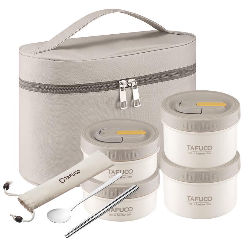 TAFUCO T5392 4-Layer Stainless Steel Insulated Lunch Box