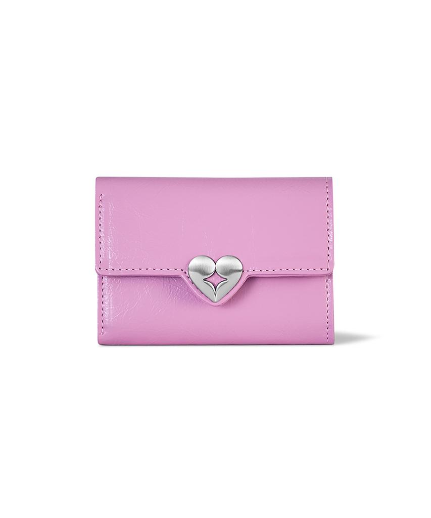 Fennec Hearty Flap Wallet - Lilac Pink