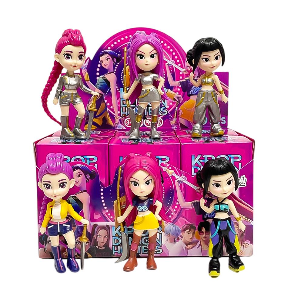 Anime Kpop Devil Hunter Blind Box Demontage Spaß Blind Bag Kleine Statue Peripheres Modell Desktop Blindbox Dekoration Geschenk