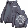 Game Print Zipper Hoodies High Quality Fashion Zip Up Pullovers Men Women Casual Long Sleeve Sweatshi
