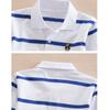 YUBAOBEI Boys Polo Shirt Spring and Autumn Children Clothing Long Sleeved Lapel Stripe T-Shirt for 1-13 Years Old Kids