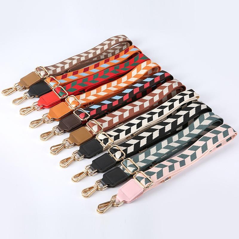 New Style Versatile Leaf Widened Bag Shoulder Strap Adjustable Shoulder Crossbody Strap Anti-gravity Long and Wide Strap