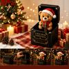 Creative Christmas Stocking Stuffers 3D Printed Pop-Up Magic Box with Spring Action, Xmas Elements/Angel/Star Interactive Ornaments, Festive