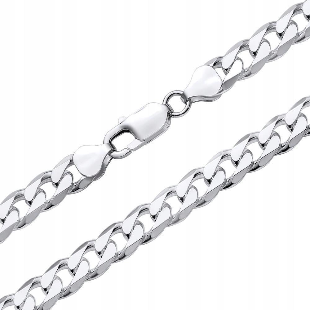 SILVER Men' Chain 925 SILVER DIAMOND Chain 6mm ITALIAN