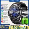 2025 New 1.7-inch Smart Watch Men 1100mAh High-Capacity Battery LED Torch & Compass 3ATM & IP68 Bluetooth Call Sports Smartwatch