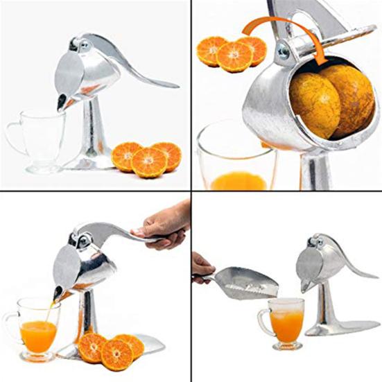 Spremiagrumi Manuale in Lega di Alluminio Limone Arancia Spremi Succo Gadget da Cucina