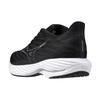 Mizuno Wave Rider 28 Running Size for and Thick Sole Shoes, Men's, Black/Silver/White, 26.0 cm, 2E, Jogging, Marathons, Training, Sports, Lightweight,