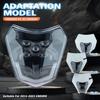 Powerzone For KTM EXC XCW SX MX Motorcycle Dirt Bike Headlights LED Universal Supermoto Enduro Head Light Headlamp