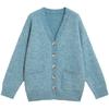 TonLion Women's Loose V-Neck Knit Cardigan