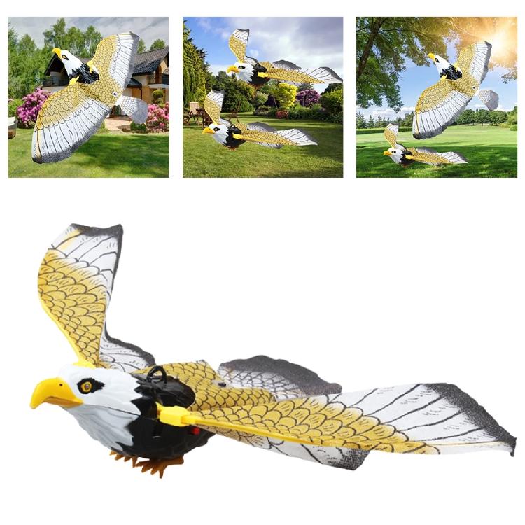 Simulation Electronics Eagle Luminous Bird Repellent Hanging Eagle with Light