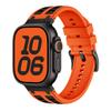 Metal Head Silicone Band for Apple Watch Ultra 3 49mm 46mm 42mm 45mm 44mm 40mm Rubber Strap for Iwatch Series 11 10 9 8 7 6 5 SE