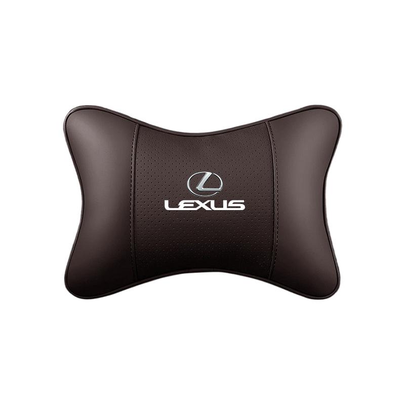 Auto Ledersitz Kopfstütze Nackenkissen Kopfpolster für Lexus F-SPORT ES RX NX LS UX LM LX GX LC RZ IS CT GS RC HS SC TX LBX
