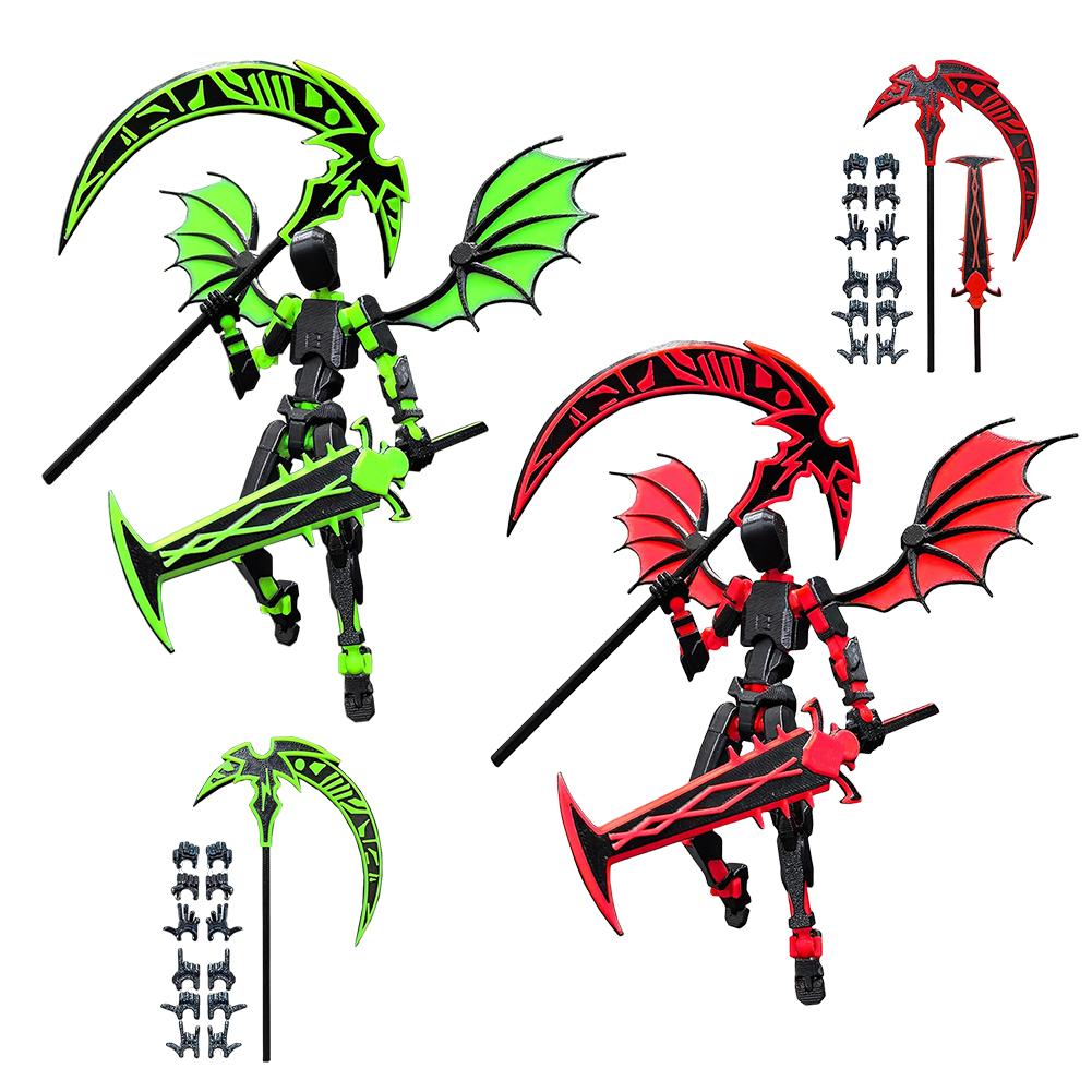 13 Robot Action Figure Toys Assembly Completed Full Body Mechanical Movable Toy Action Figure Dummy Office Desk Decoration Gifts