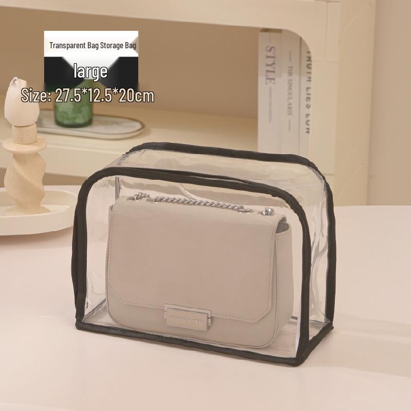 Luxury Transparent Waterproof Handbag Storage Bag with EVA Moisture Protection