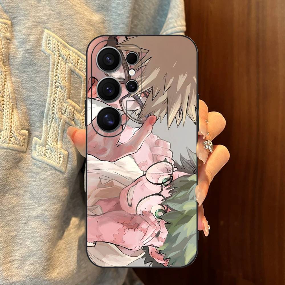 1PC Anime Bakugo Katsuki Phone Case For Samsung S 24 fe 25 Ultra plus 20 lite 21 30 22 23 24 22 Ultra 5G Fundas