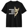 Gerunisex Shepherd Western Graphic Cowboy Dog Smoking Humor Tshirt Beach Fashion Tshirts Pure Cotton Crew Neck Plus Size Tees