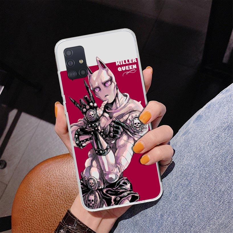 JoJo Adventure Killer Queen Phone Case For Samsung Galaxy A52 A32 A22 A12 A51 A31 A50S A30S A20S A10S Note 20 Ultra 10 Plus S10