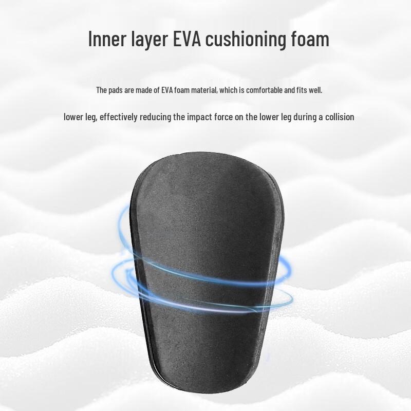 DeRuien Lightweight EVA Football Shin Guards