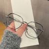 Glasses Polygon Frames Eyewear Transparent Blue Light Glasses For Men Digital Devices Women