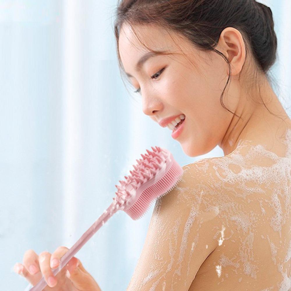 Lightweight Bath Brush Long Handle Exfoliating Brush Bath Tools Bath Scrubber Blood Circulation