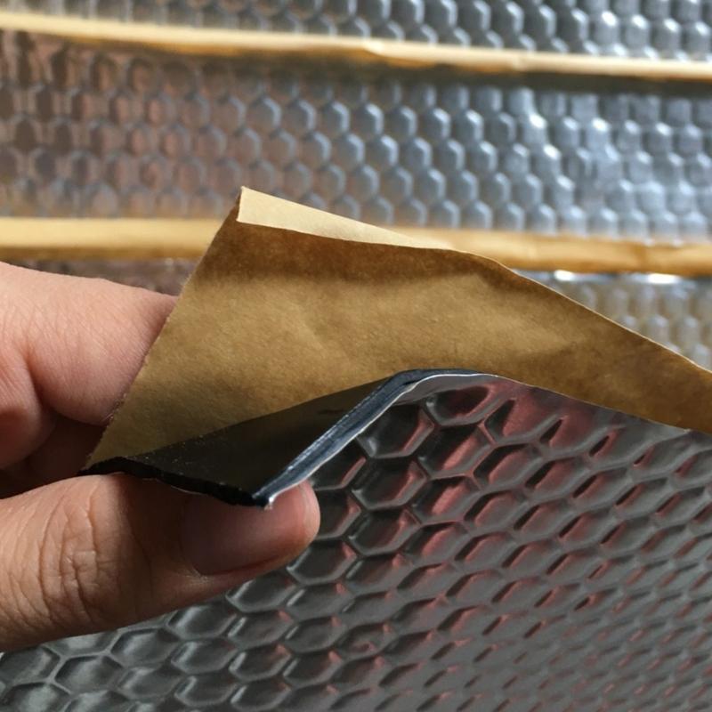 Automotive Noise Insulation Vibrations Damping Pad With Sound Absorbing Cotton For Vehicle Cabin Insulation