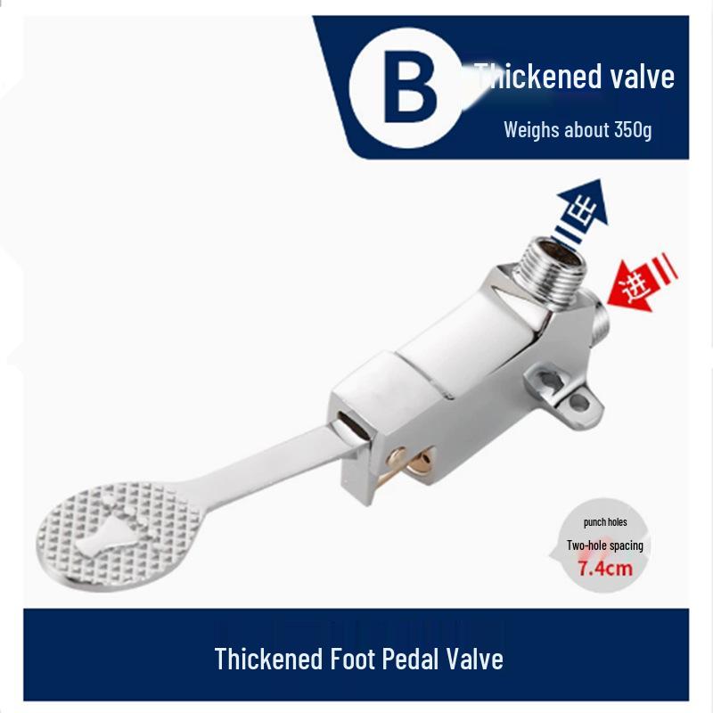 Fußbetätigtes Vollkupfer-Armaturventil für Krankenhaus- und Laborwaschbecken