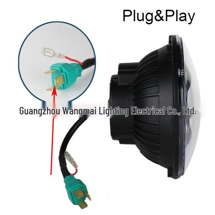 80W High-Brightness LED Headlight for Car, Motorcycle, JEEP, Off-Road, Universal