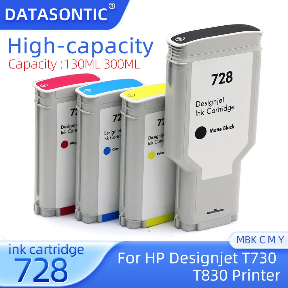 130ML 300ML Compatible HP 728 Compatible Ink Cartridge For HP Designjet T730 T830 Printer F9J68A F9J67A F9J66A F9J65A