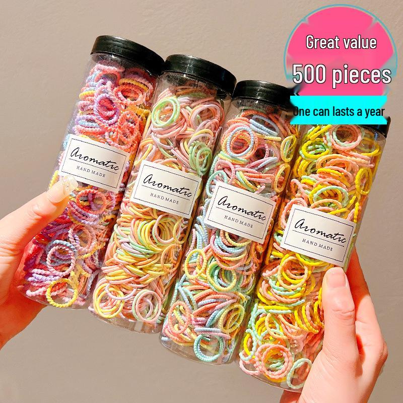 No-Damage Elastic Hair Ties for Girls - High Elasticity Accessories