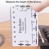 Guitar String Action Gauge Ruler, Guitar Height Gauge, Guitar Set Up Repairing Luthier Tool for Guitar, Ukulele, Banjos