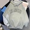 Women Hoodie Hooded Drawstring Loose Pullover Spring Hoodie for Daily Wear