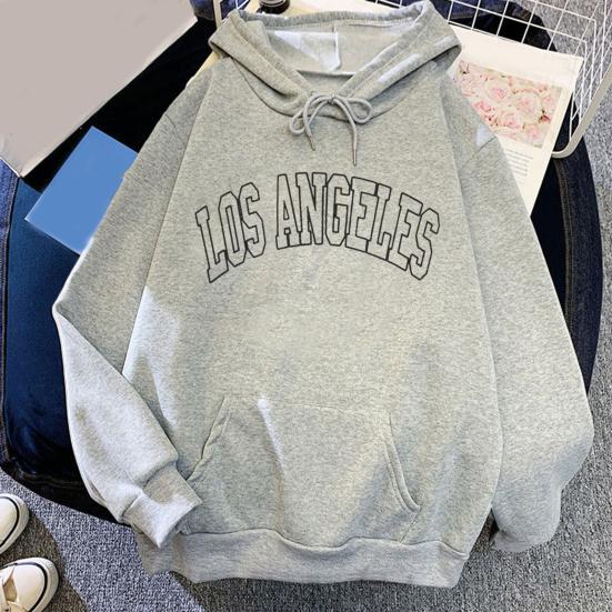 Women Hoodie Hooded Drawstring Loose Pullover Spring Hoodie for Daily Wear