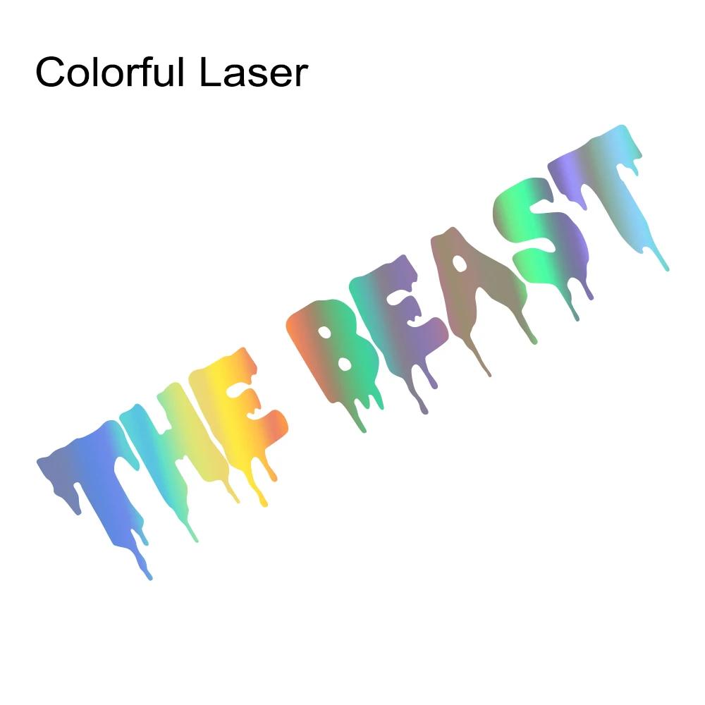 

Funny Vinyl Decal THE BEAST Sticker 4x4 For Ranger DMAX Jimny Patrol Cruiser Navara SUV Stickers Vinyl Film Car Accessories