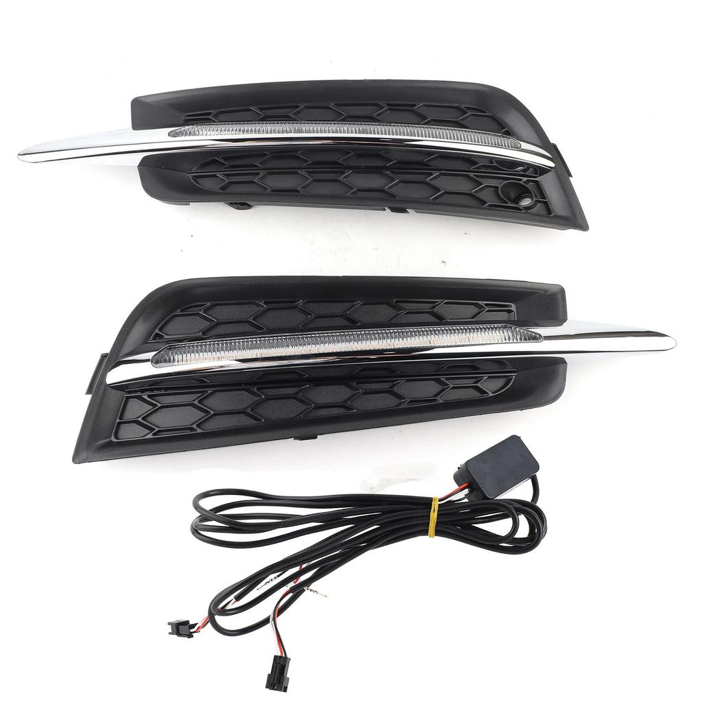 Auto LED Tagfahrlicht Nebel Lampe 6000K Hohe Helligkeit Fahrzeug DRL Lampe