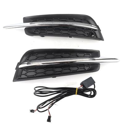 Car LED Daytime Running Lights Fog Lamp 6000K High Brightness Vehicle DRL Lamp