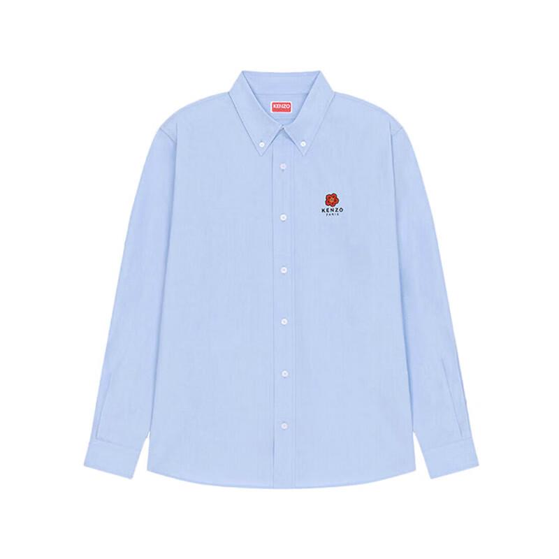 

KENZO Men s BOKE Series Begonia Embroidered Cotton Shirt 39