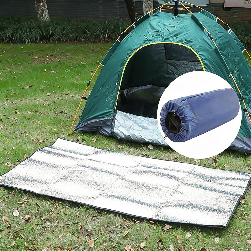 Outdoor Foldable Thermal Camping Mat Ultralight Tent Footprint Reflecting Heat Insulation Foam Foil Mat Waterproof Sleeping Pad