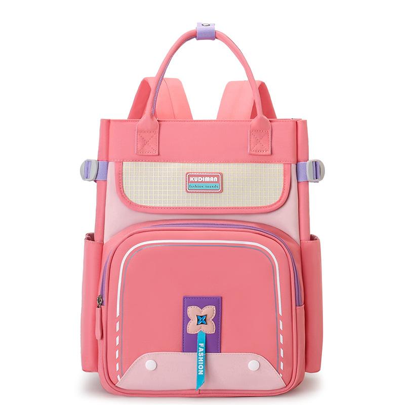 

Simple schoolbag, children s hand carry tutoring bag, large capacity, multi-compartment, student make-up class, backpack, art bag printing logo