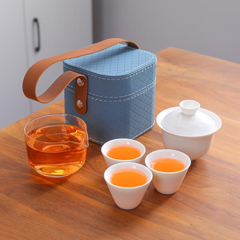 Changbaosen Portable Ceramic Travel Tea Set