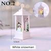 Christmas Lantern Light Santa Snowman LED Light Retro Candlestick Wind Lamp 2024 Navidad Xmas Tree Decor Xmas New Year Kid Gifts